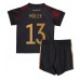 Cheap Germany Thomas Muller #13 Away Football Kit Children World Cup 2022 Short Sleeve (+ pants)